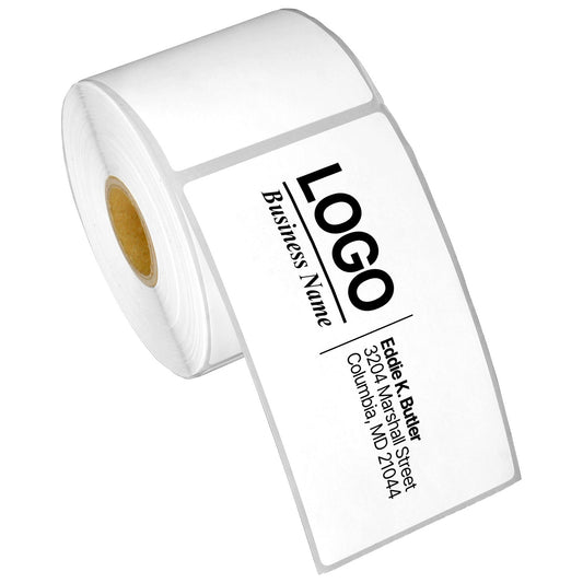 2.25 x 4in Blank Label: Direct Thermal (1 inch Core)
