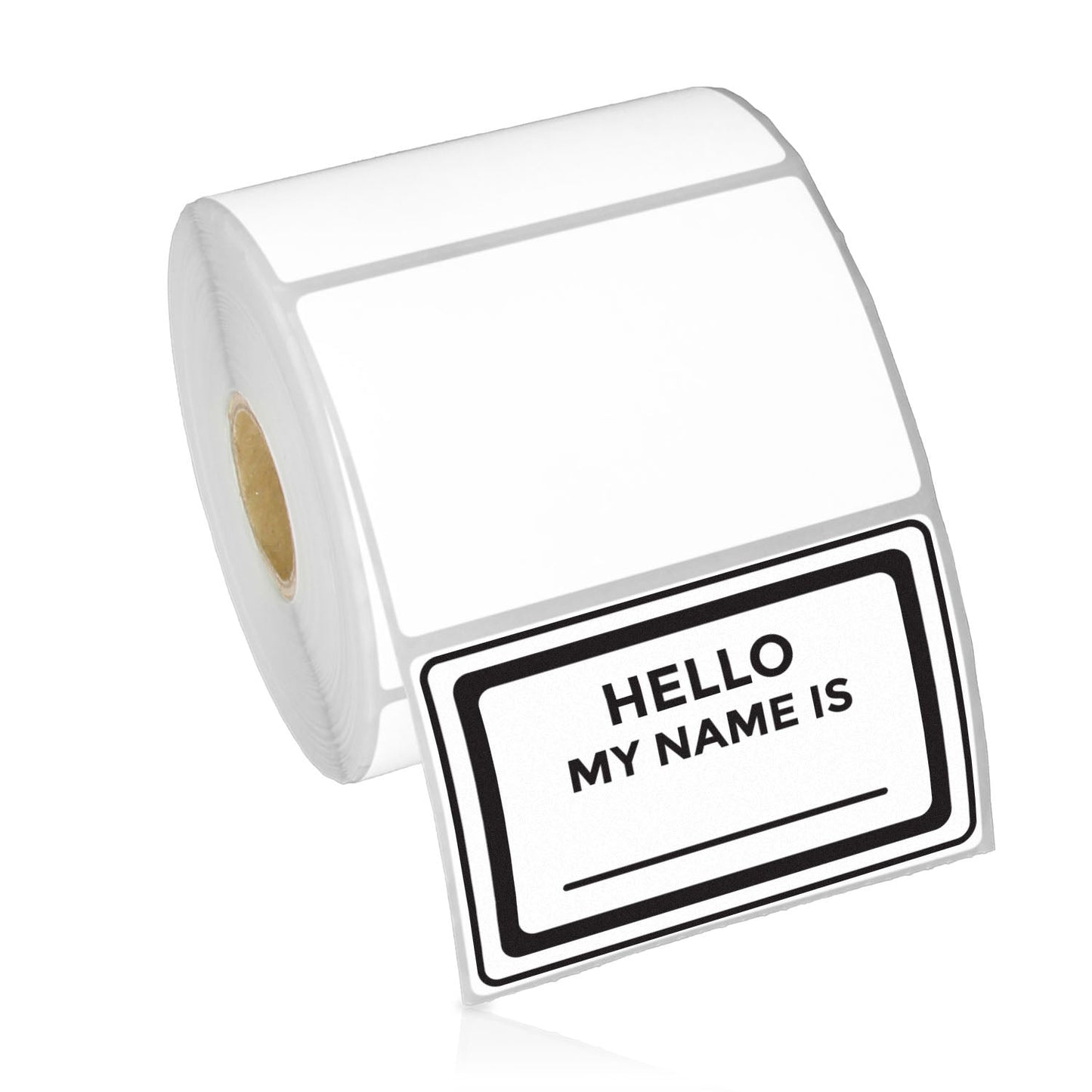 3 x 2in Blank Label: Direct Thermal Permanent Adhesive (1 inch Core)