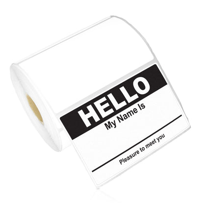 4 x 2.5in Blank Label: Direct Thermal (1 inch Core)