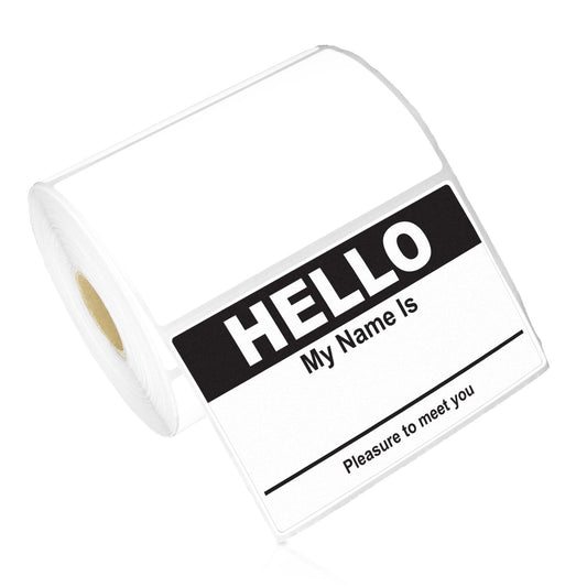 4 x 2.5in Blank Label: Direct Thermal (1 inch Core)