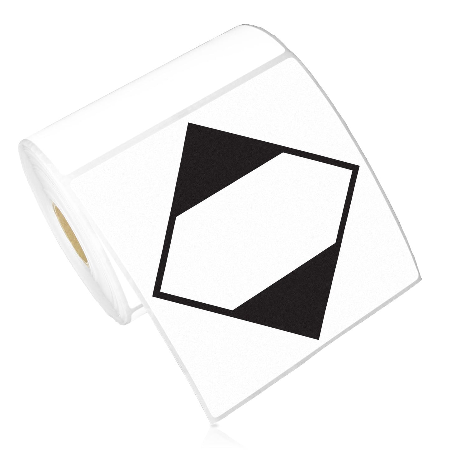 4 x 4in Blank Label: Direct Thermal (1 inch Core)