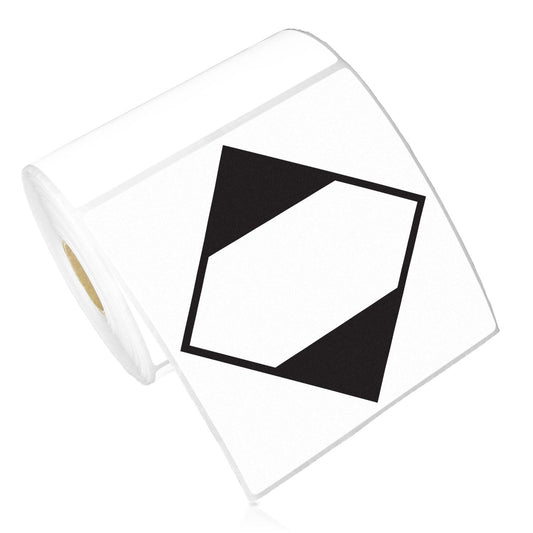 4 x 4in Blank Label: Direct Thermal (1 inch Core)