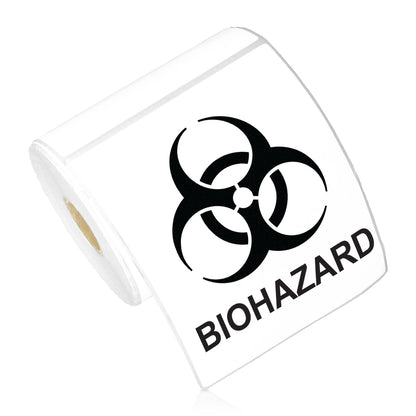 4 x 5in Blank Label: Direct Thermal (1 inch Core)