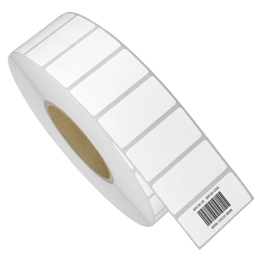 2 x 1in Blank Label: Direct Thermal (3 inch Core)