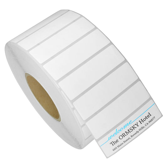 3 x 1in Blank Label: Direct Thermal (3 inch Core)