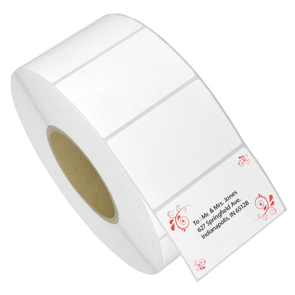 3 x 2in Blank Label: Direct Thermal (3 inch Core)