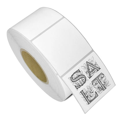 3 x 3in Blank Label: Direct Thermal (3 inch Core)
