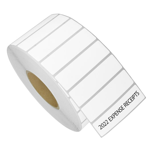 3.5 x 1in Blank Label: Direct Thermal (3 inch Core)