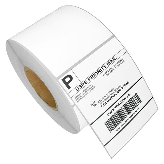 4 x 5in Blank Label: Direct Thermal (3 inch Core)