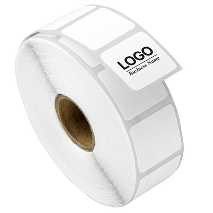 1 x 1in Direct Thermal Removable Labels for Zebra & Rollo (1in Core)