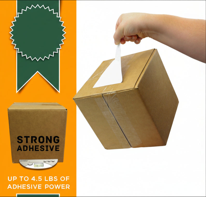 4 x 6in Cold Temperature 4XL Shipping Labels: Dymo Compatible 1744907C Bright White