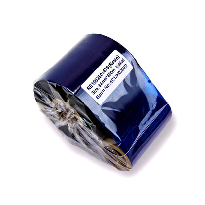 2.50in x 1476ft Resin Ribbon: Thermal Transfer Roll (1 inch Core)
