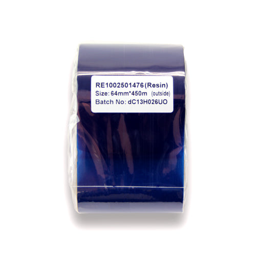 2.50in x 1476ft Resin Ribbon: Thermal Transfer Roll (1 inch Core)
