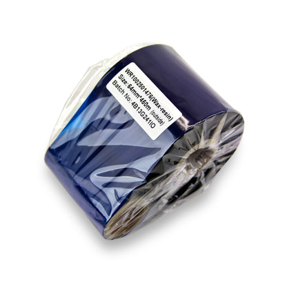 2.50in x 1476ft Wax Resin Ribbon: Thermal Transfer Roll (1 inch Core)