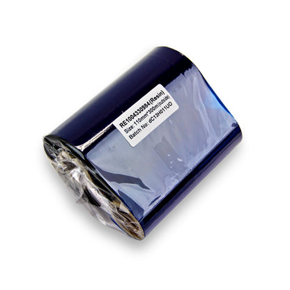 4.33in x 984ft Resin Ribbon: Thermal Transfer Roll (1 inch Core)