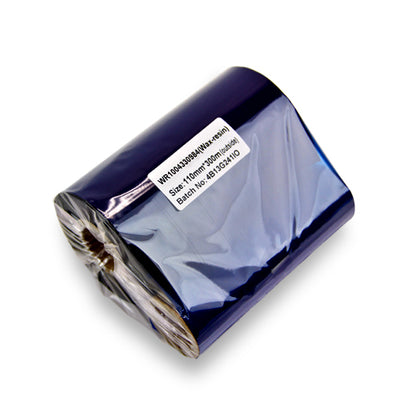 4.33in x 984ft Wax Resin Ribbon: Thermal Transfer Roll (1 inch Core)