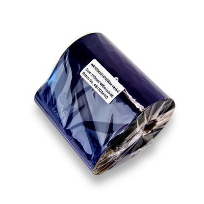 4.33in x 1476ft Wax Resin Ribbon: Thermal Transfer Roll (1 inch Core)